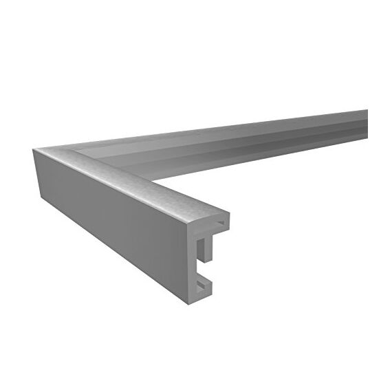 walther design Bilderrahmen stahl 20 x 20 cm New Lifestyle Kunststoffrahmen KV220D