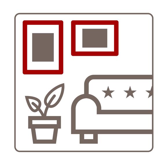 walther design Bilderrahmen gold 30 x 40 cm mit Kunstglas, New Lifestyle Kunststoffrahmen KVX040G