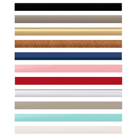 walther design Bilderrahmen taupe 18 x 24 cm New Lifestyle Kunststoffrahmen KV824X