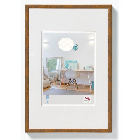 walther design Bilderrahmen taupe 18 x 24 cm New Lifestyle Kunststoffrahmen KV824X
