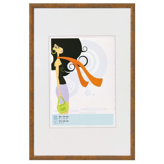 walther design Bilderrahmen taupe 10 x 15 cm New Lifestyle Kunststoffrahmen KV015X