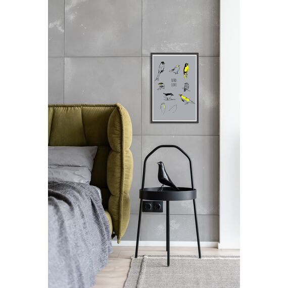 walther design Bilderrahmen silber 30 x 40 cm mit Kunstglas, New Lifestyle Kunststoffrahmen KVX040S