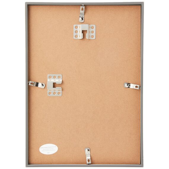 walther design Bilderrahmen stahl 21 x 29,7 cm (DIN A4) mit Kunstglas, New Lifestyle Kunststoffrahmen KVX130D