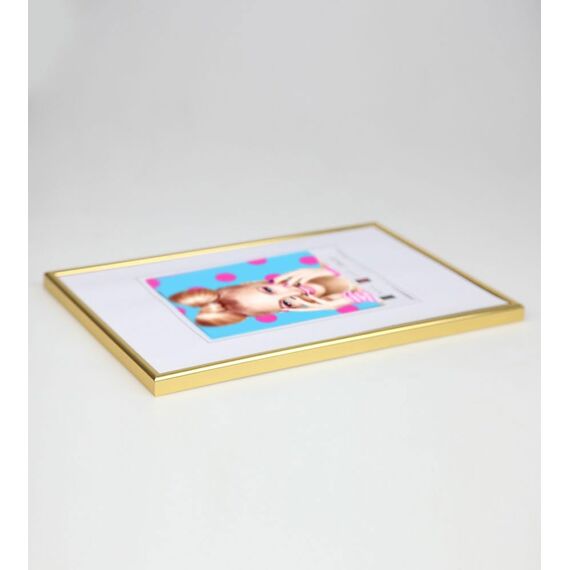 Bilderrahmen Kunststoff Lifestyle Foto Rahmen Collage Wanddeko Poster Photo Style: Farbe: Gold | Format: 40x60