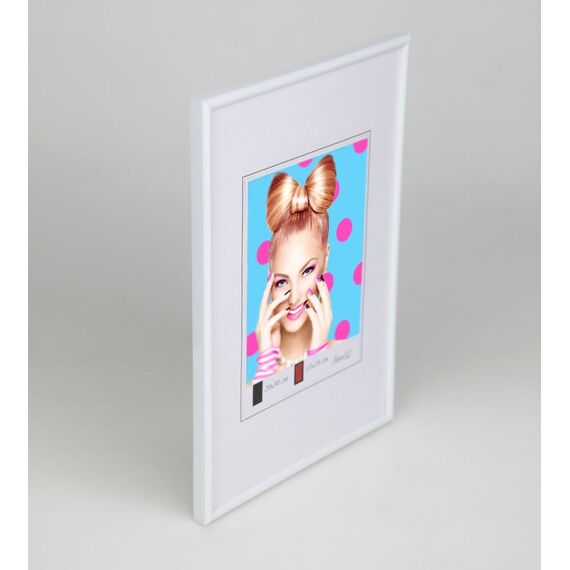 Bilderrahmen Kunststoff Lifestyle Foto Rahmen Collage Wanddeko Poster Photo Style: Farbe: Weiß | Format: 15x20