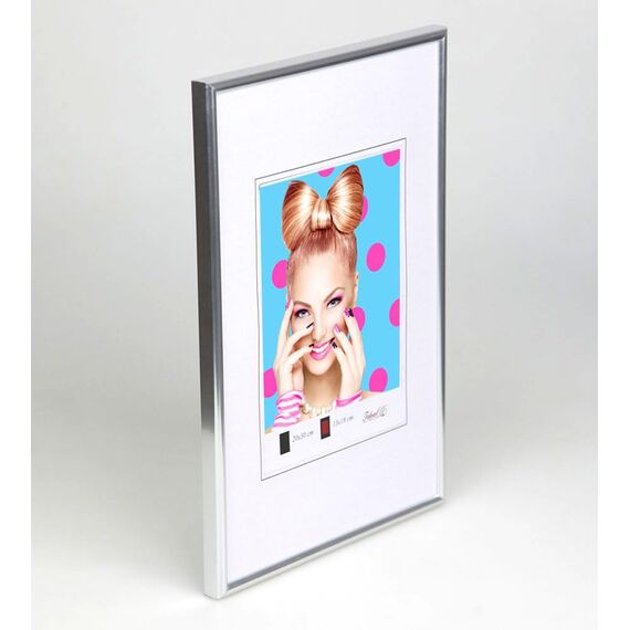 Bilderrahmen Kunststoff Lifestyle Foto Rahmen Collage Wanddeko Poster Photo Style: Farbe: Silber | Format: 15x20