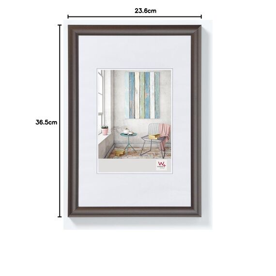 walther design Bilderrahmen stahl 18 x 24 cm Trendstyle Kunststoffrahmen KP824D