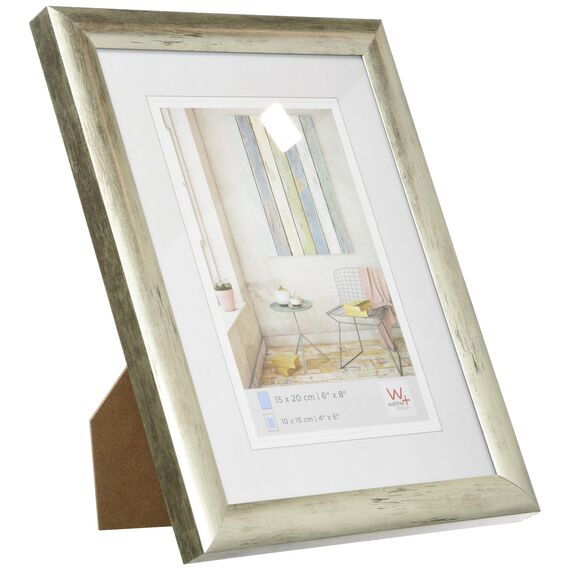 walther design KP520C Trendstyle Kunststoffrahmen 15x20 cm, champagner