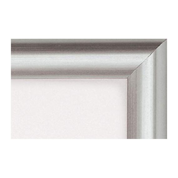 walther design Bilderrahmen silber 30 x 40 cm Doppelpack, Trendstyle Kunststoffrahmen KP040SD