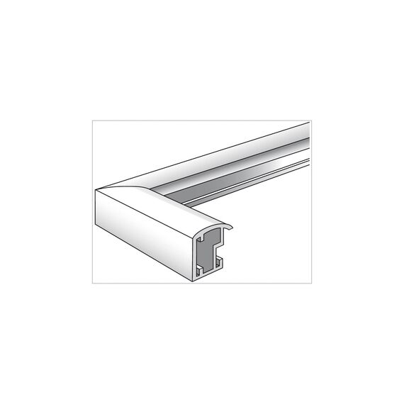 Walther KP050R Trendstyle Kunststoffrahmen 40 x 50 rot