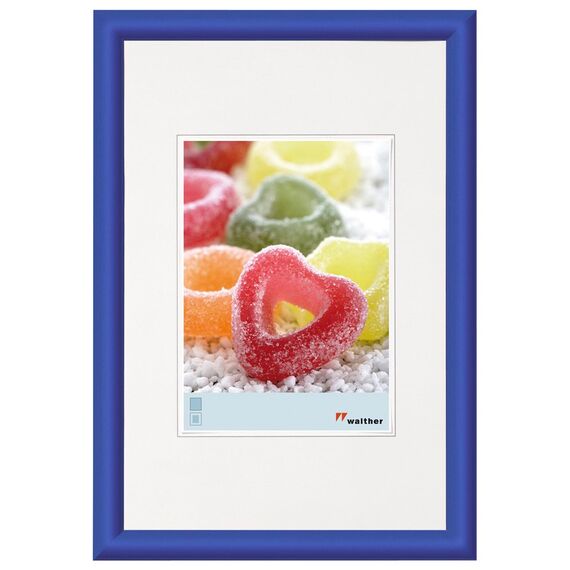 Walther KP318M Trendstyle Kunststoffrahmen 13 x 18 indigoblau