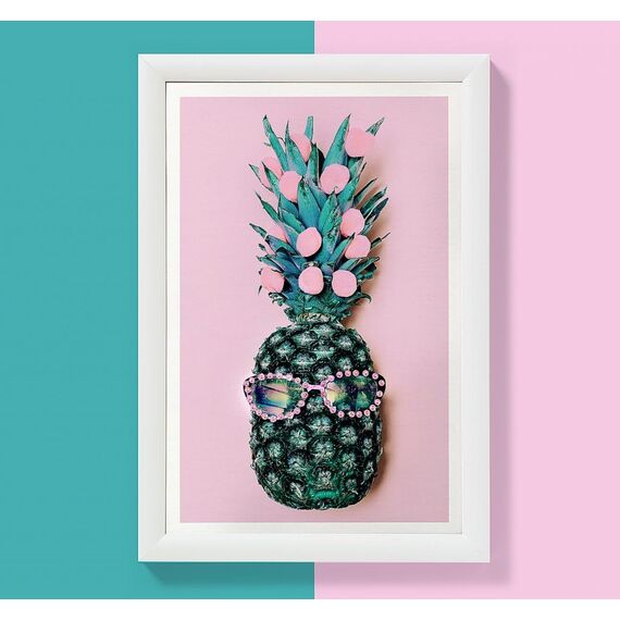 walther design Bilderrahmen weiss 70 x 100 cm Trendstyle Kunststoffrahmen KP100W