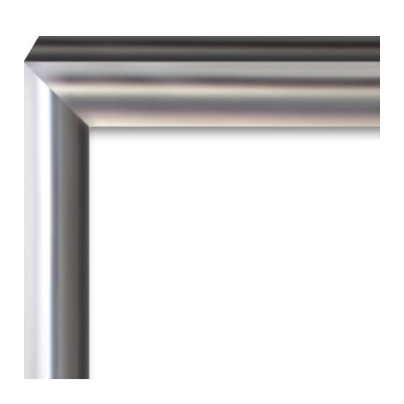 Wackadoo Bilderrahmen 13x18 Silber Fotowand Fotorahmen aus leichtem Kunststoff mit Glas Picture frame Poster