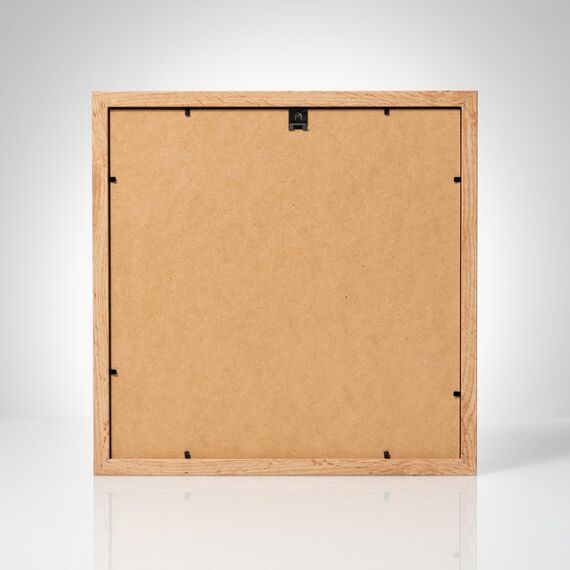 POSTER ART Wotan Eiche, 30x30 cm, California Bilderrahmen zum Aufhängen aus MDF und Acrylglas - Wand Bilderrahmen Moderner Fotorahmen