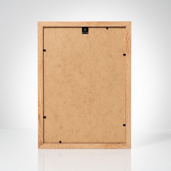 POSTER ART Wotan Eiche, 21x29,7 cm, California Bilderrahmen zum Aufhängen aus MDF und Acrylglas - Wand Bilderrahmen Moderner Fotorahmen