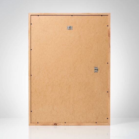 POSTER ART Bilderrahmen 50x70 cm Wotan Eiche - Fotorahmen zum Aufhängen aus MDF und Acrylglas - California Wand Rahmen Moderner