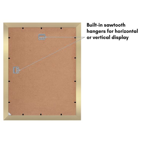 Americanflat Bilderrahmen Collage 10x15 cm Gold - Bilderrahmen 28x36 cm mit Passepartout für Fünf 10x15 cm Fotos - Fotorahmen für Mehrere Bilder der Familie - Verbundholz mit Bruchsicherem Glas