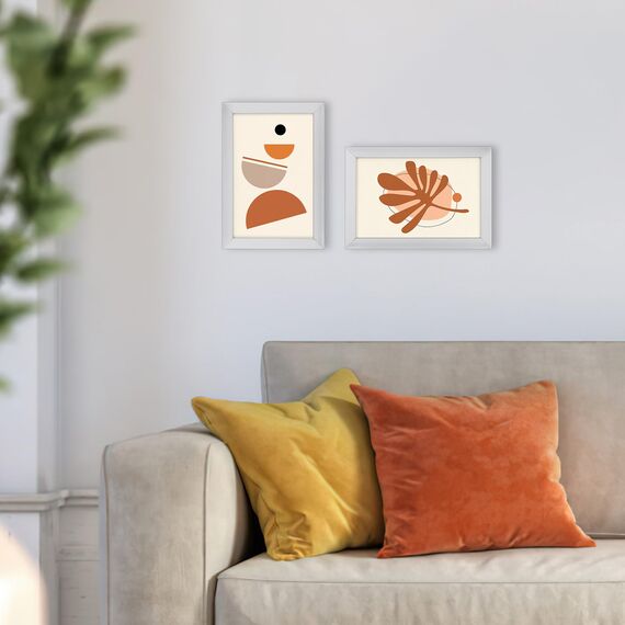 EYMPEU Bilderrahmen 10x15 CM 18er-Set, für Wand und Tisch, geeignet für den Einsatz in Büros und Wohnungen, Silber