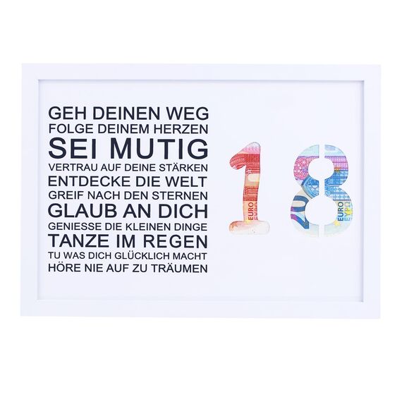 18. Geburtstag Mädchen Junge, Geburtstagskarte 18. Geburtstag, Geschenk zum 18 Geburtstag 18 Jahre,18. Geburtstag Karte Witzige & Lustige Geschenkideen zum 18 Größe Din A4 (18. Geburtstag- weiß)