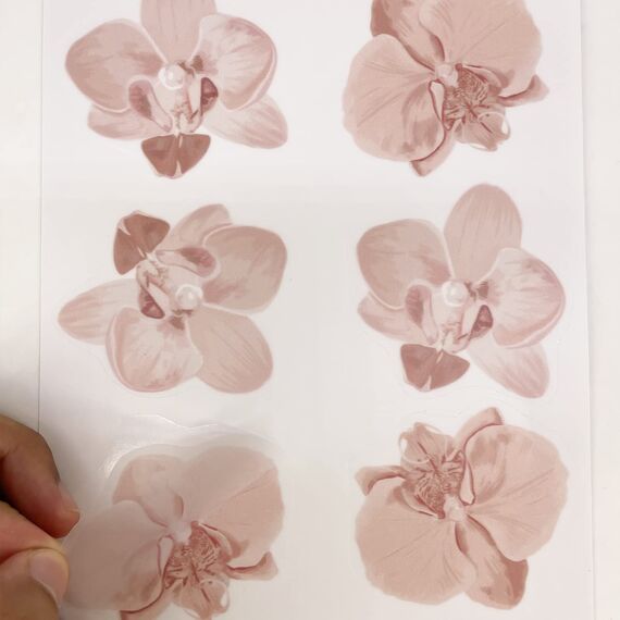 funlife Boho-Wandaufkleber für Kinderzimmer Babyzimmer, selbstklebende Wandtattoo Wandsticker, Boho-Stil-Aufkleber für Mädchen Jungen Baby, kratzfest PVC Wandaufkleber, 14,8 x 21cm Blumen