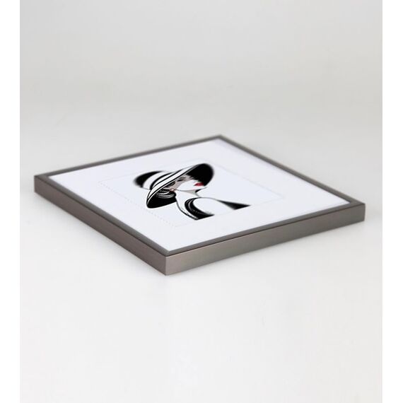 IDEAL TREND New Lifestyle Kunststoff Bilderrahmen quadratisch Foto Rahmen Picture Frame Collage: Farbe: Antrazit | Format: 50x50