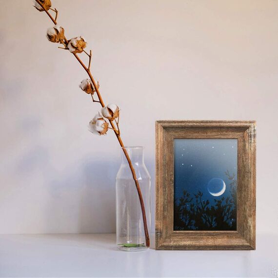 PETAFLOP Rustikaler Bilderrahmen 15x20 CM 2er Set, Wand- und Tischbilderrahmen, Braun