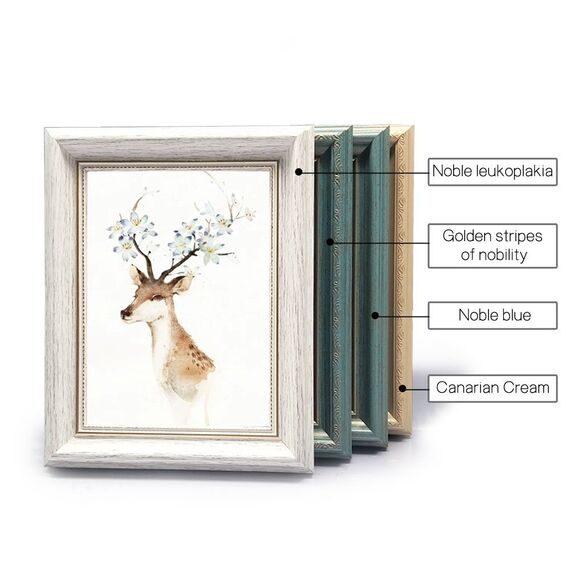 HUIXIANG Bilderrahmen 15x20 Vintage Fotorahmen mit Retro Bilderrahmen Rustikal für Foto 15 x 20cm Aufgehängt Oder Tischplatte Geschenk für Hochzeit Jahrestag Geburtstagsgeschenk Weiß