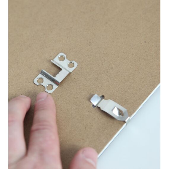 KM FOTO Rahmenlose Bildhalter Glasbildhalter Bilderrahmen Cliprahmen Klarglasrahmen Fotopräsentation: Format: 29,7x42 A3