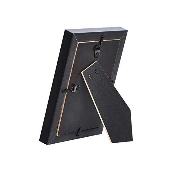 Amazon Basics Rechteckig Fotorahmen, 5 Stück, Schwarz, 20 x 25 cm