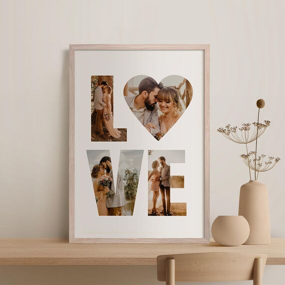 NESCL Bilderrahmen für DIN A3 30 x 42 cm Natur Holz Eiche Dünner Rahmen | Posterrahmen Groß Collage | Frontabdeckung aus gehärtetem Glas Picture Frame 29,7 x 42cm 1 Packung