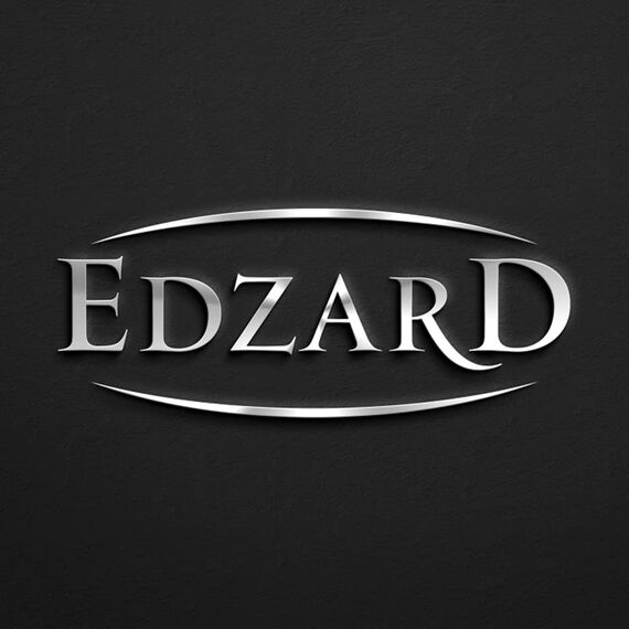 EDZARD Bilderrahmen Adria für Foto 4 x 6 cm, edel versilbert, anlaufgeschützt, Fotorahmen mit Samtrücken