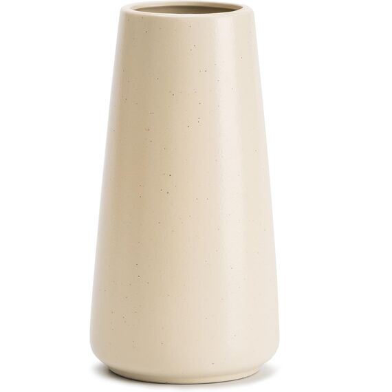 Vase Beige – Keramikvase, 20cm minimalistischer Boho Deko Beige für Moderne vase, Blumenvase Bauernhaus-Tischregal-Dekoration, Pampasgras Vases, Passend für Wohnzimmer, Wohnzimmer, Küche