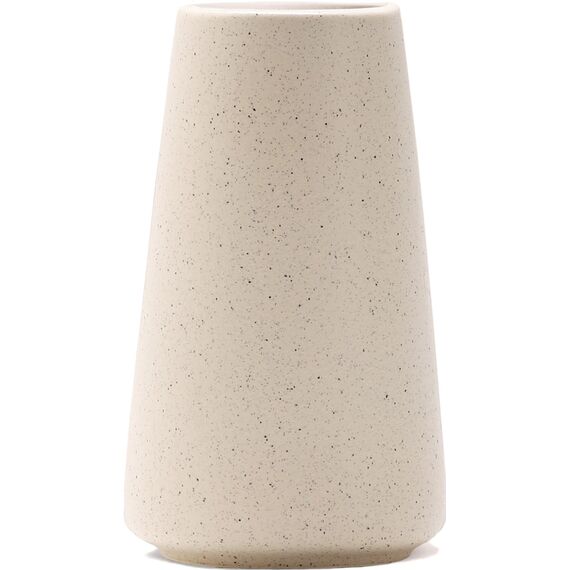 Vase Beige – Keramikvase, 15cm minimalistischer Boho Deko Beige für Moderne vase, Blumenvase Bauernhaus-Tischregal-Dekoration, Pampasgras Vases, Passend für Wohnzimmer, Wohnzimmer, Küche