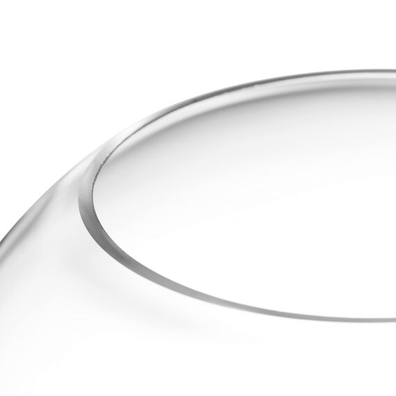 Leonardo Boccia Glasvase rund, kugelförmige Deko-Vase in klassischem Stil aus Klarglas, Tischvase in modernem Design, Höhe: 17,5 cm, Durchmesser 20 cm, 3,5 l, 019009