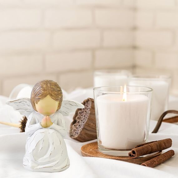 CUNTAUK Betender Engel Figur Christliche Taufe Geschenke für Mädchen Frauen für Thanksgiving Weihnachten Home Decor Ornament Memorial Konfirmation Geschenke