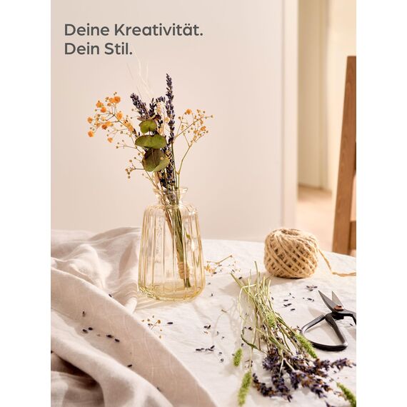 Praknu Kleine Glasvasen für Tischdeko - 12er Set - Vintage Stil - Runde Minivasen - Spülmaschinenfest - Perfekt für Hochzeit Tischdeko - Gold