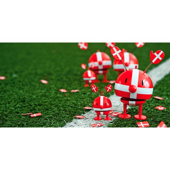 Hoptimist Dänischer Roligan, Wackelfigur & Glücksbringer Skandinavisch, Wohnzimmer & Schreibtisch Deko, Büro Gadget, Tolle Kleine Geschenke, 6,7 x 5,9 x 9,5 cm, Small, Rot