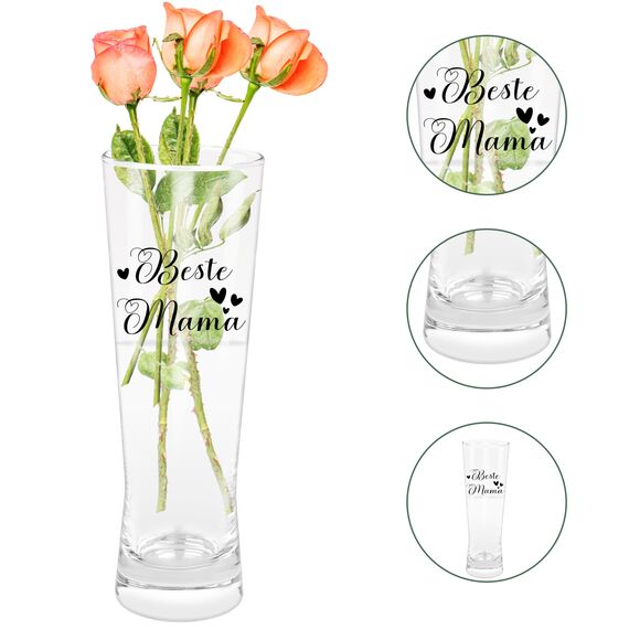 Merclix Muttertagsgeschenke für Mama Vase Mama Geschenk Geburtstag Ideen Weihnachten