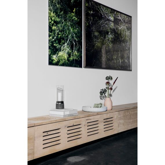 blomus Vase -COLORA- | Keramik | Amber Brown | Größe L | H 20 cm x B 14 cm x T 14 cm