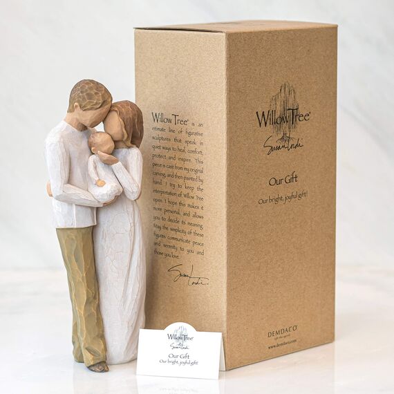 Willow Tree Our Gift Figurine, Natur, Beige, 8.5" height
