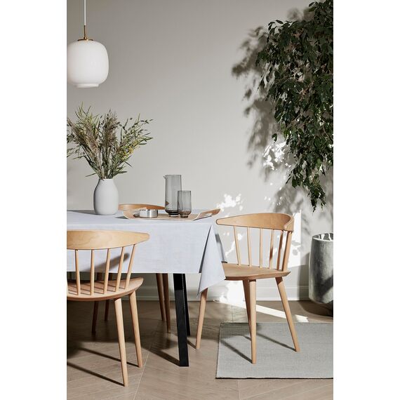 blomus -COLORA- Vase S aus Steingut, Moonbeam, hergestellt in hochwertiger Handarbeit, elegante und dekorative Tischvase, flächenschonende Unterseite (H / B / T: 15 x 10,5 x 10,5 cm, Moonbeam, 65906)