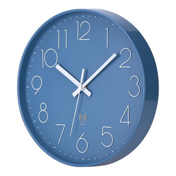 NESIFEE Funkuhr Wanduhr Ohne Tickgeräusche, Lautlos, Gut Lesbar für Küche und Wohnzimmer