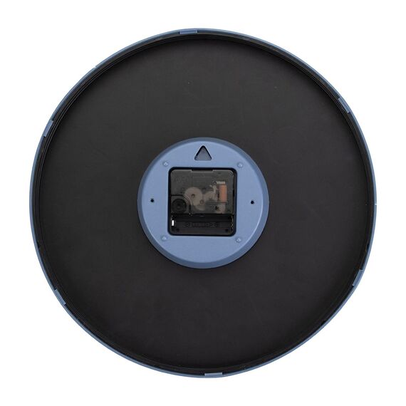 ACCSHINE Wanduhr Ohne TickgeräUsche Lautlos Modern 30cm Quarz Groß Batterie Betriebene Wanduhr Einfach zu Lesen für Zimmer Zuhause KüChe Schlafzimmer Büro Schule (Blau)