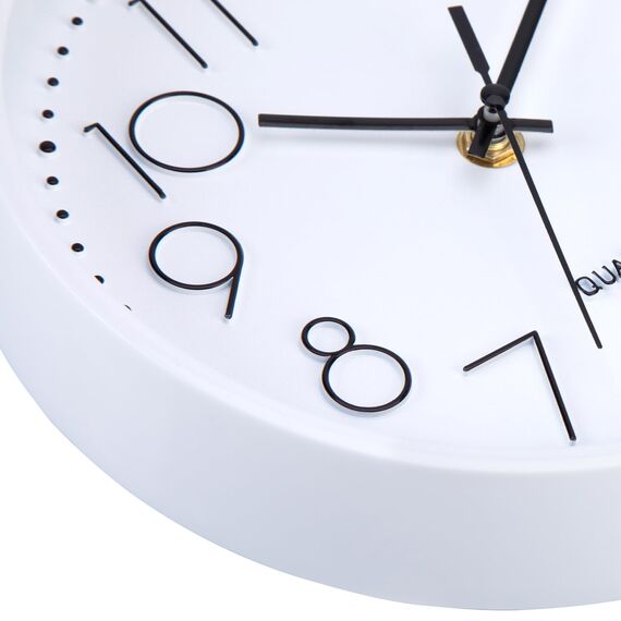 ACCSHINE Tischuhr Wanduhr Ohne Tickgeräusche Modern 20cm Quarz Groß Batterie Wanduhr Einfach zu Lesen für Zimmer Zuhause KüChe Wohnzimmer Büro Schule