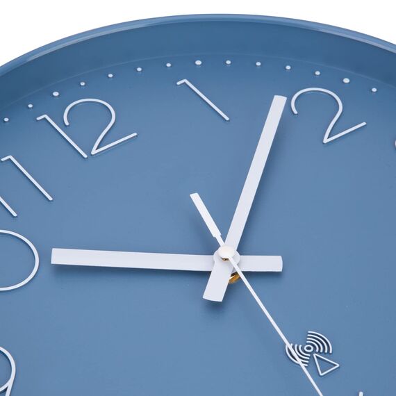 NESIFEE Funkuhr Wanduhr Ohne Tickgeräusche, Lautlos, Gut Lesbar für Küche und Wohnzimmer