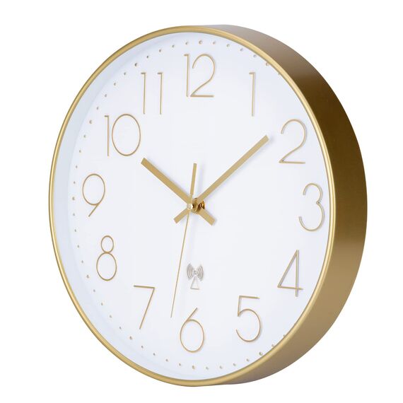 NESIFEE 30 cm, Moderne Funkuhr, Funkuhr, Wanduhr Funk geräuschlos Wanduhr Ohne Tickgeräusche, gut lesbar, batteriebetriebene wanduhr Funk für Wohnzimmer Schlafzimmer