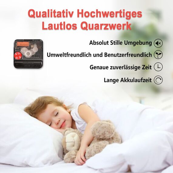 TAHEAT 20 cm Küsten Muschel Seestern Wanduhr, Genau Dekorativ Uhren, Leise Nicht tickend Leicht zu lesen Wanduhren für Schlafzimmer/Wohnzimmer/Küche