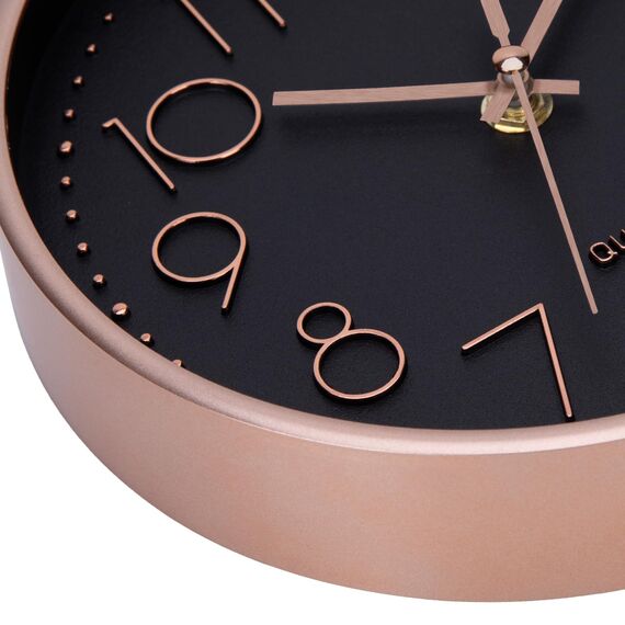 ACCSHINE Küchenuhr Groß Wanduhr Ohne Tickgeräusche Lautlos 30cm Quarz Batterie Betriebene Wanduhr Einfach zu Lesen für Zimmer Zuhause Wohnzimmer KüChe Schlafzimmer Büro Schule