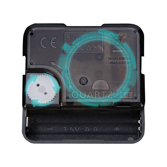 ACCSHINE Wanduhr Ohne TickgeräUsche Lautlos 30cm Modern Quarz Groß Batterie Betriebene Stereo Digital Wanduhr Einfach zu Lesen für Zimmer Zuhause KüChe Schlafzimmer BüRo Schule (Schwarz + Gold)