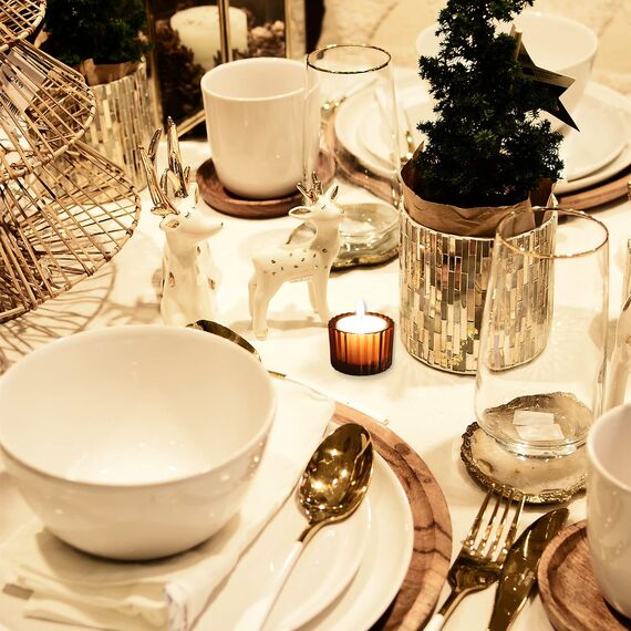 Vohocandle 12 Stück Teelichthalter Aus Glas, 5x3,5 cm, Votivkerzenhalter, Heimdekoration, Braun Teelichtglas für Weihnachten, Geburtstagsfeier, Urlaub